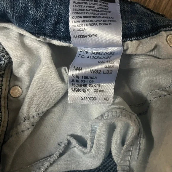 Levis Classic Boot Cut Jeans Women's Size 14 Medium Wash Blue Mid-Rise Stretch - Picture 4 of 9